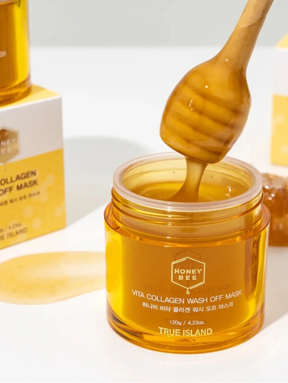 True Island Honey Bee Vita Collagen Wash Off Mask